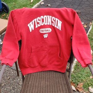 Very Nice Wisconsin Badgers Hoodie Youth Sz M